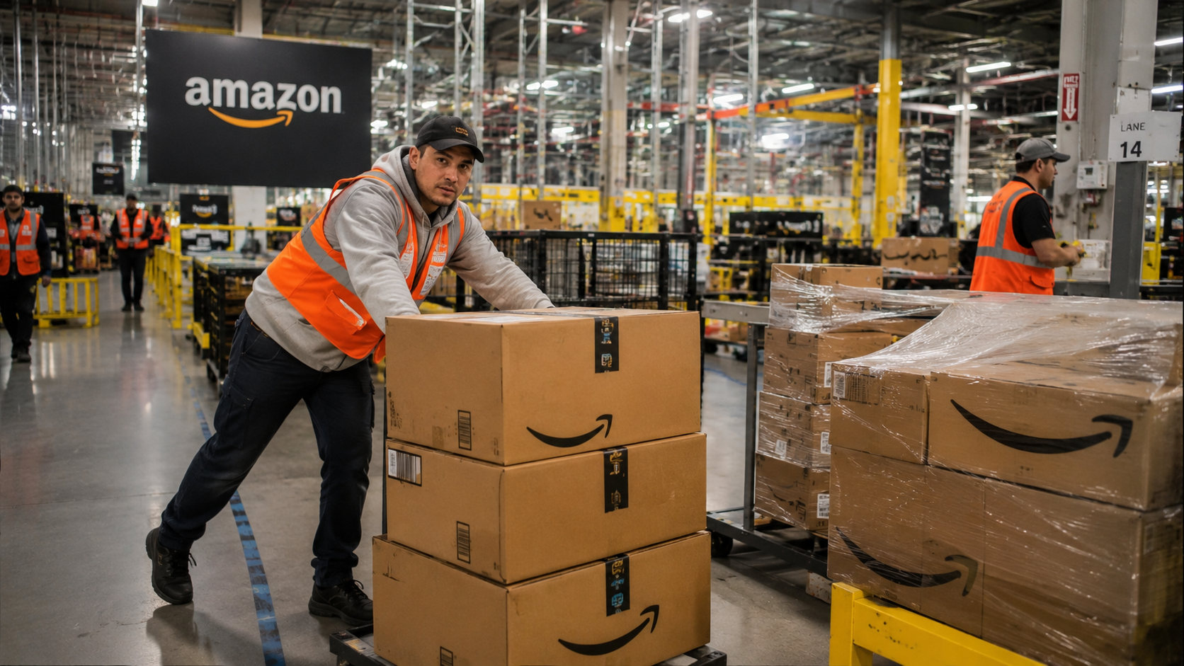 Amazon склад Northampton